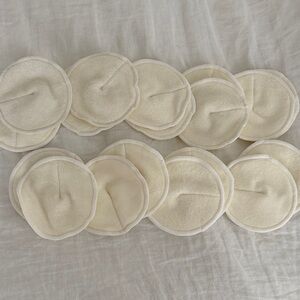 Maternity-Reusable Nursing Pads - Cream